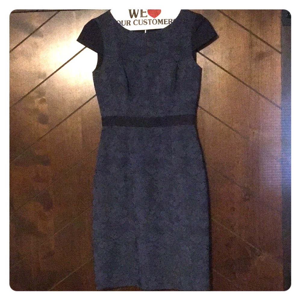 Knee length, Navy blue Antonio Melani dress